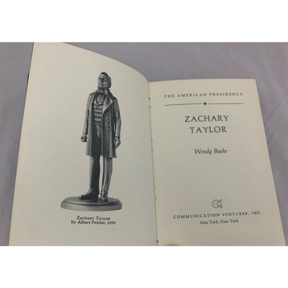 Lance Fine Pewter President Zachary Taylor 1976 Petitto w/ Book and COA  - 4.75" - Picture 8 of 9
